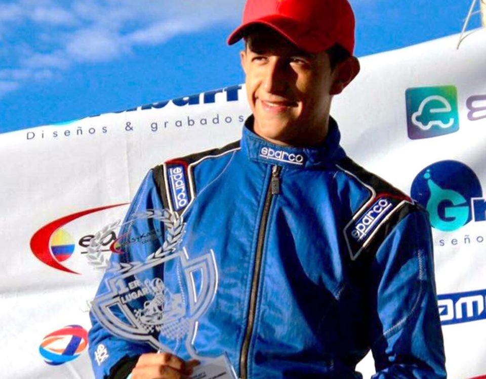 Alejandro Luengas, destacado piloto Colombiano de carreras